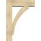 Ekena Millwork Thorton Block Rough Sawn Bracket w/ Offset Brace, Douglas Fir, 8"W x 28"D x 40"H BKT0806X28X40THR05RDF - alternate 2